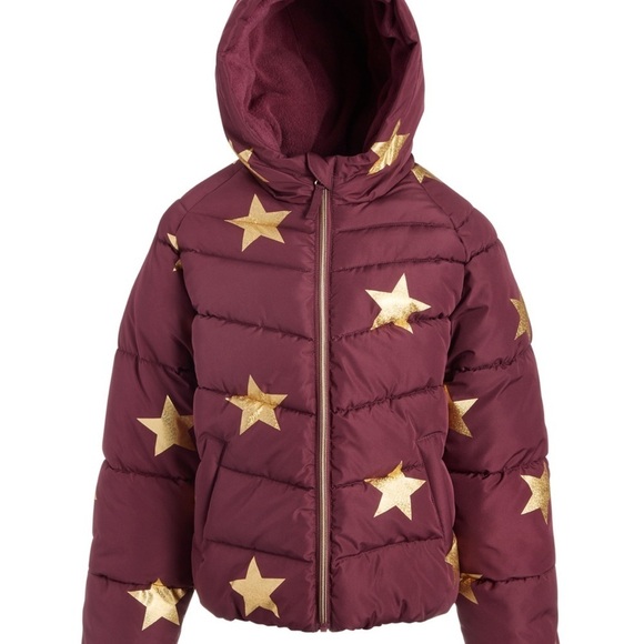 Rothschild Other - New Kids Burgundy Star Jacket SZ L(14)